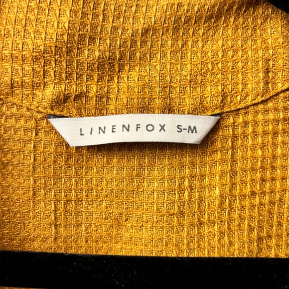 Linenfox Rene Waffle Linen Jacket-S-M - Picture 3 of 6
